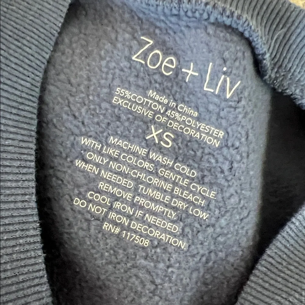 Zoe + Liv USA Graphic Sweatshirt - XS - Picture 4 of 4